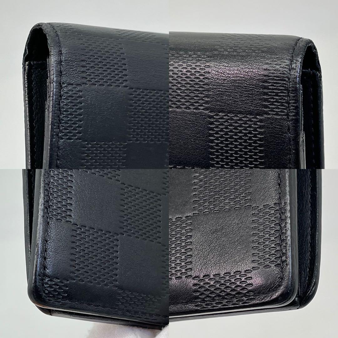 ルイヴィトン 長財布 フラップ ダミエ アンフィニ ブラザ N63010