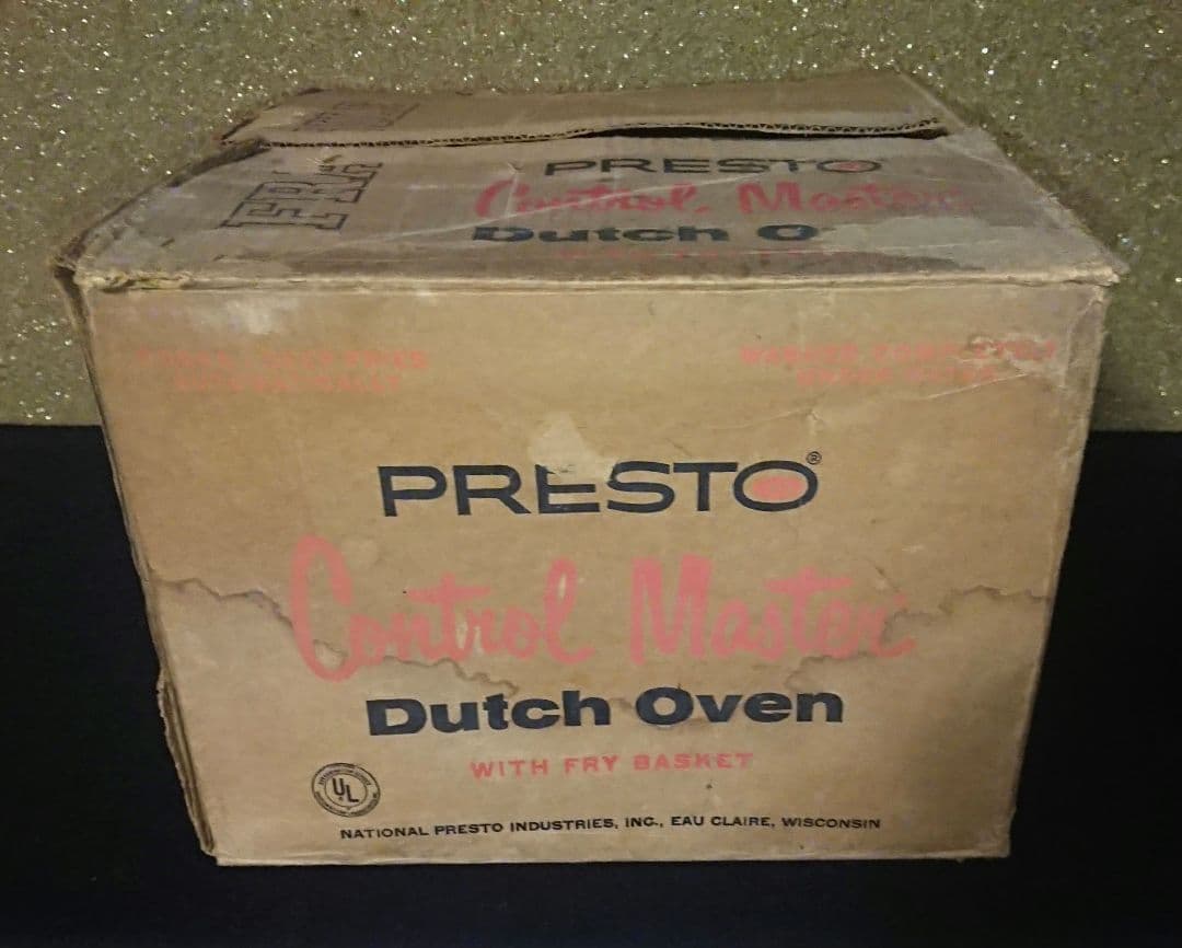 希少 可動 新品未使用 USA PRESTO『電気 ダッチオープン』昭和レトロ