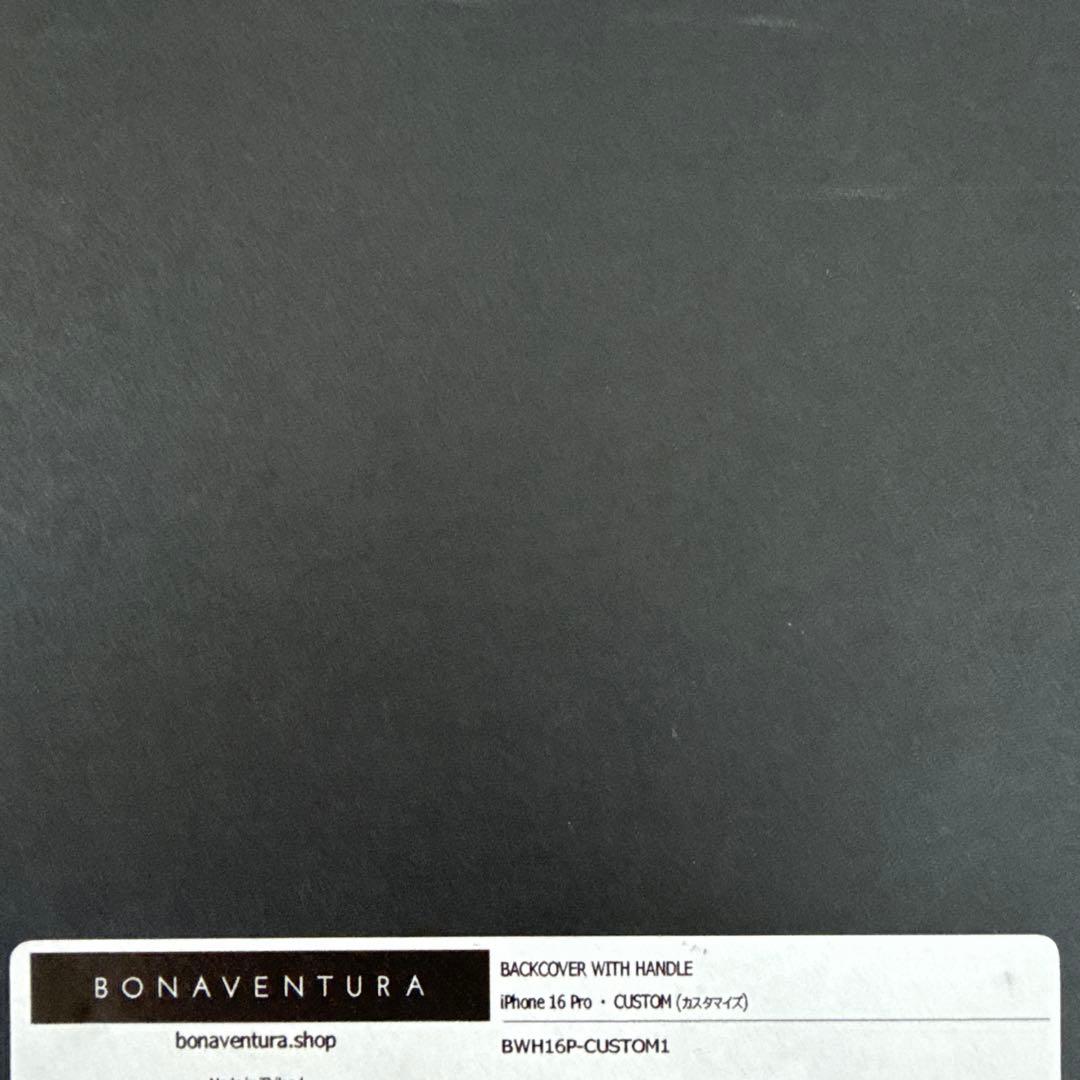 【新品未使用】ボナベンチュラ iphone16Pro スマホケース