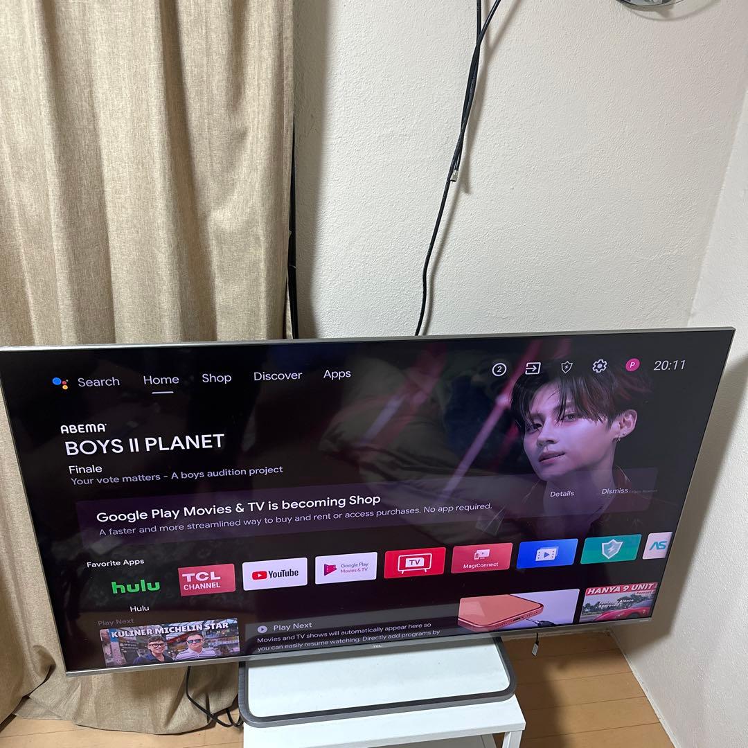 TCL 55インチ550728有機ELテレビ