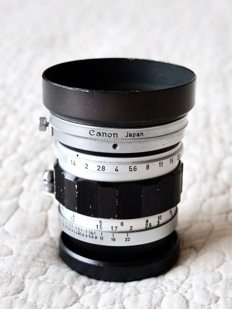 キヤノン Canon 50mm F1.4 ライカ L39マウント