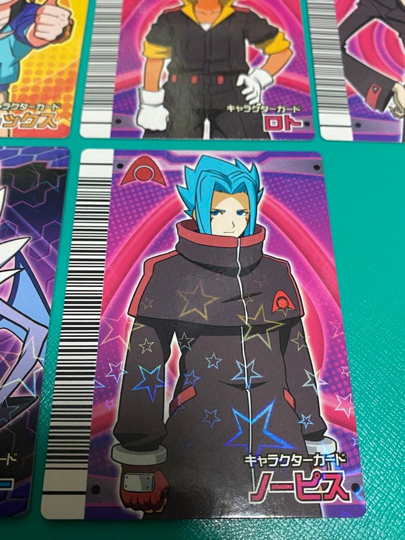 恐竜キングキャラクターカードミハサノーピスザッパー他合計７枚セット新品未使用