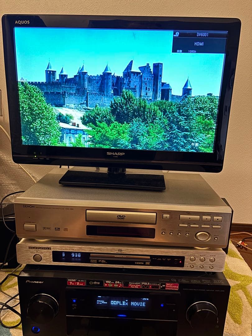 実働品パイオニアAVサラウンドアンプ VSA-LX55 AirPlay／3D対応