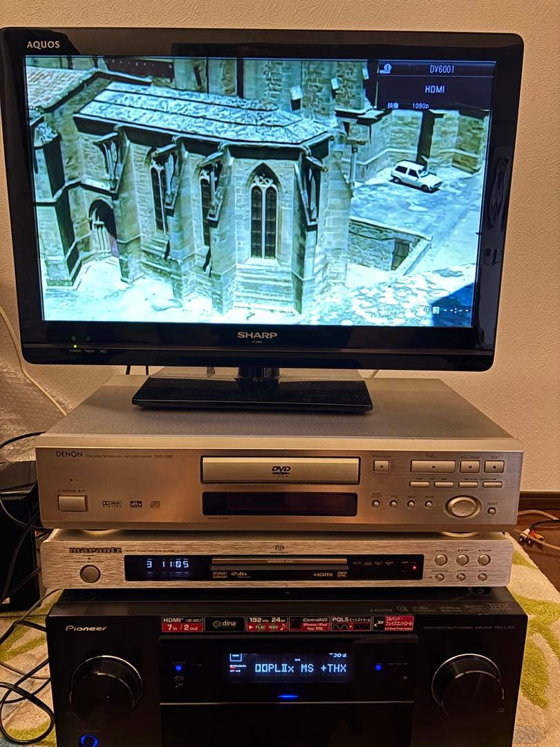 実働品パイオニアAVサラウンドアンプ VSA-LX55 AirPlay／3D対応