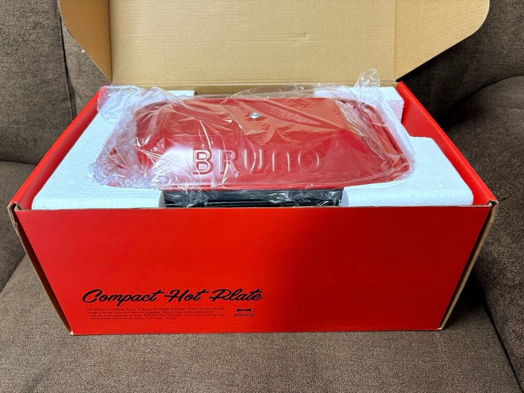 【激レア！希少】警察 限定 BRUNO コンパクトホットプレート レッド 非売品