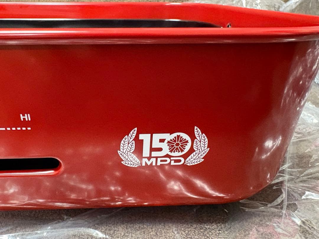 【激レア！希少】警察 限定 BRUNO コンパクトホットプレート レッド 非売品