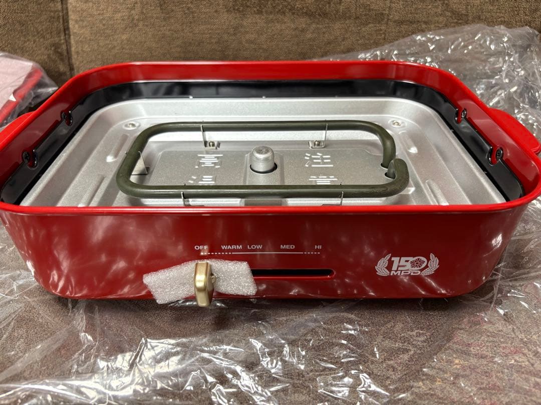 【激レア！希少】警察 限定 BRUNO コンパクトホットプレート レッド 非売品