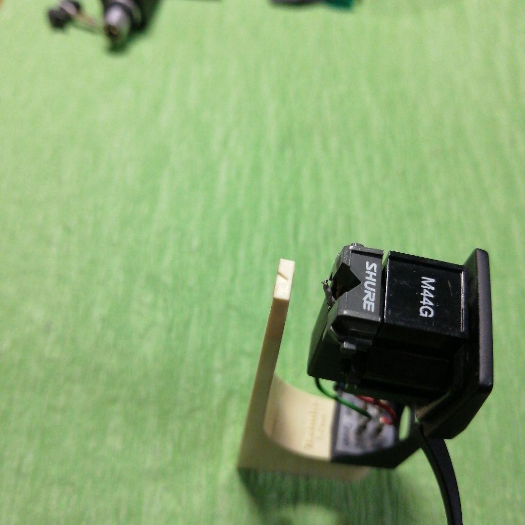 SHURE M44G 純正針 Technicsシェル