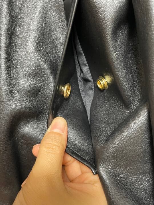 Burberry バーバリー　レザージャケット　羊革(女性)