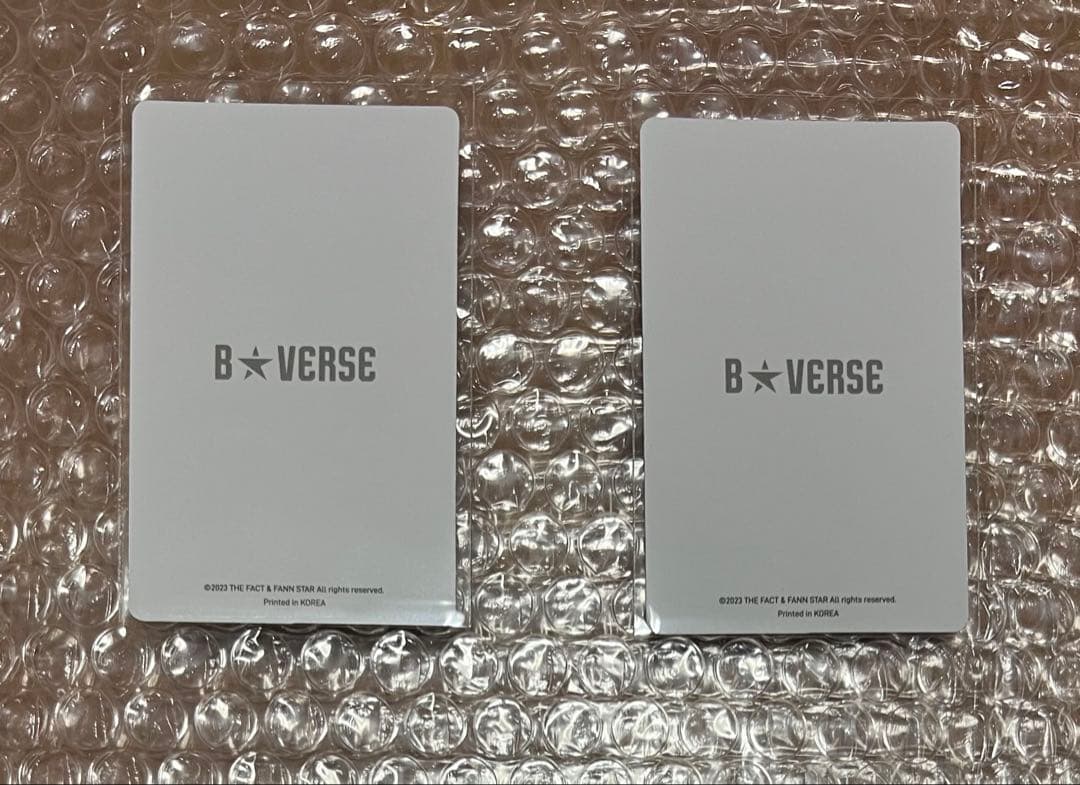 B★VERSE トレカ グク ジョングク 入場特典 ハラカド セット