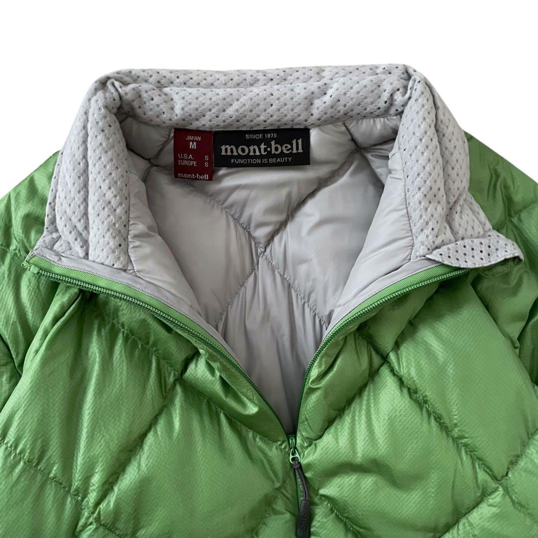 【美品】mont-bell モンベル ライトアルパイン ダウンジャケット GRN