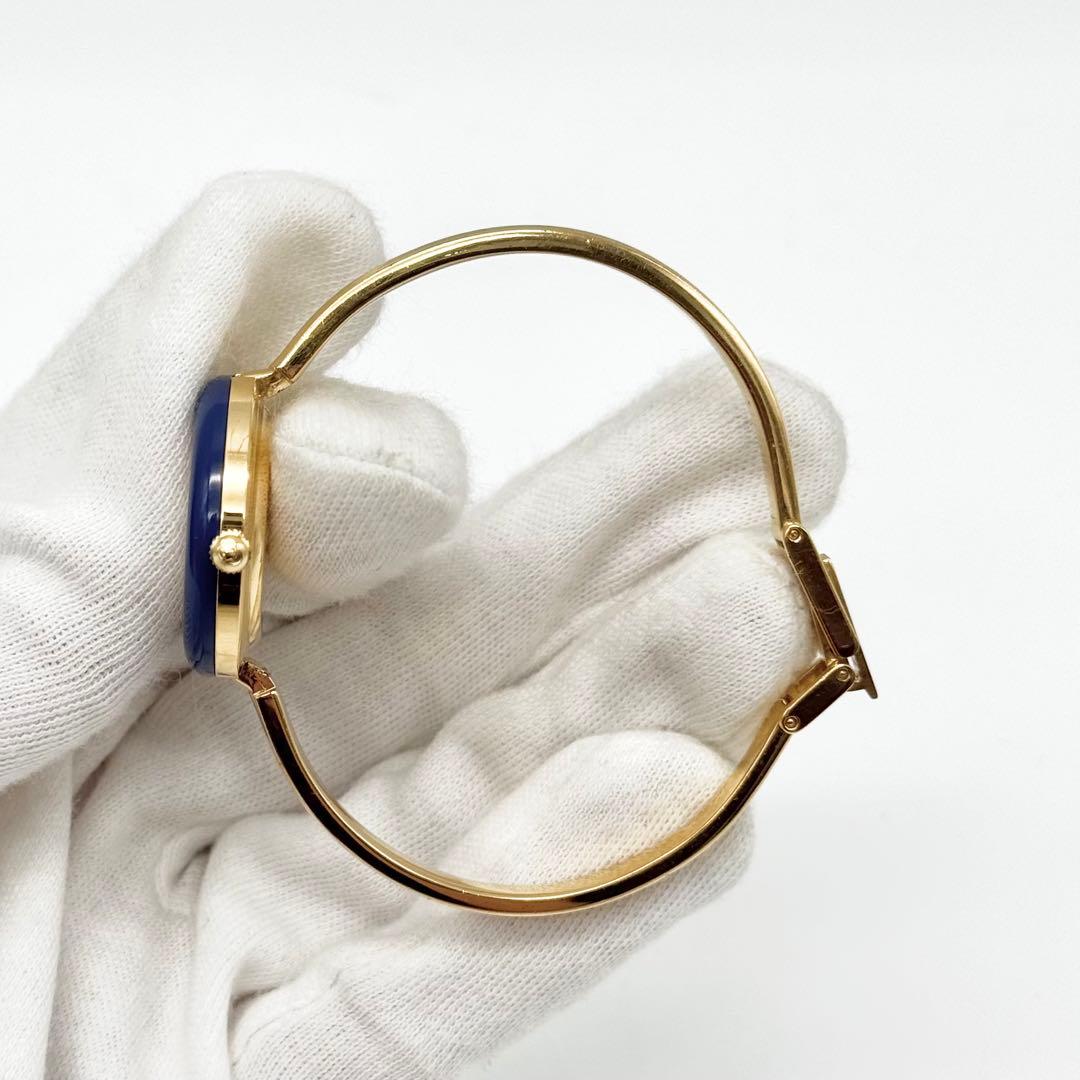 箱付き美品 GUCCI 腕時計 チェンジベゼル レディース ゴールド 12色