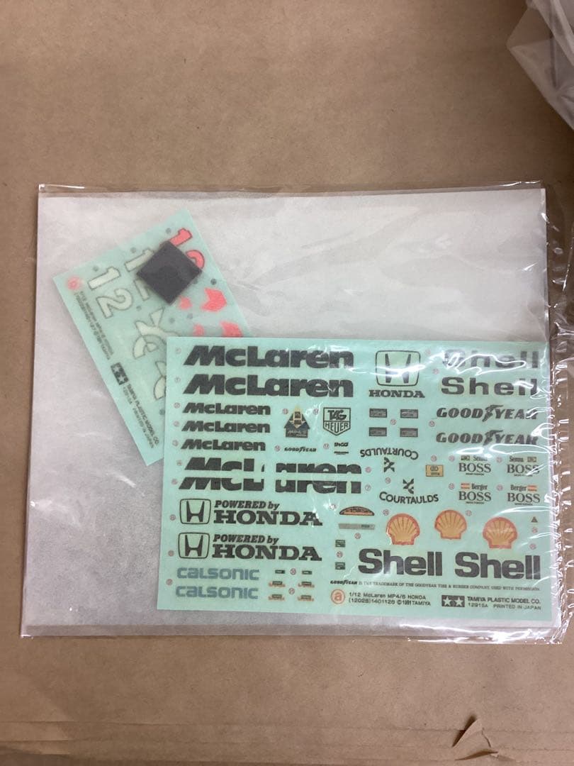 絶版 タミヤ 1/12スケール 未組立 マクラーレンMP4/6 HONDA
