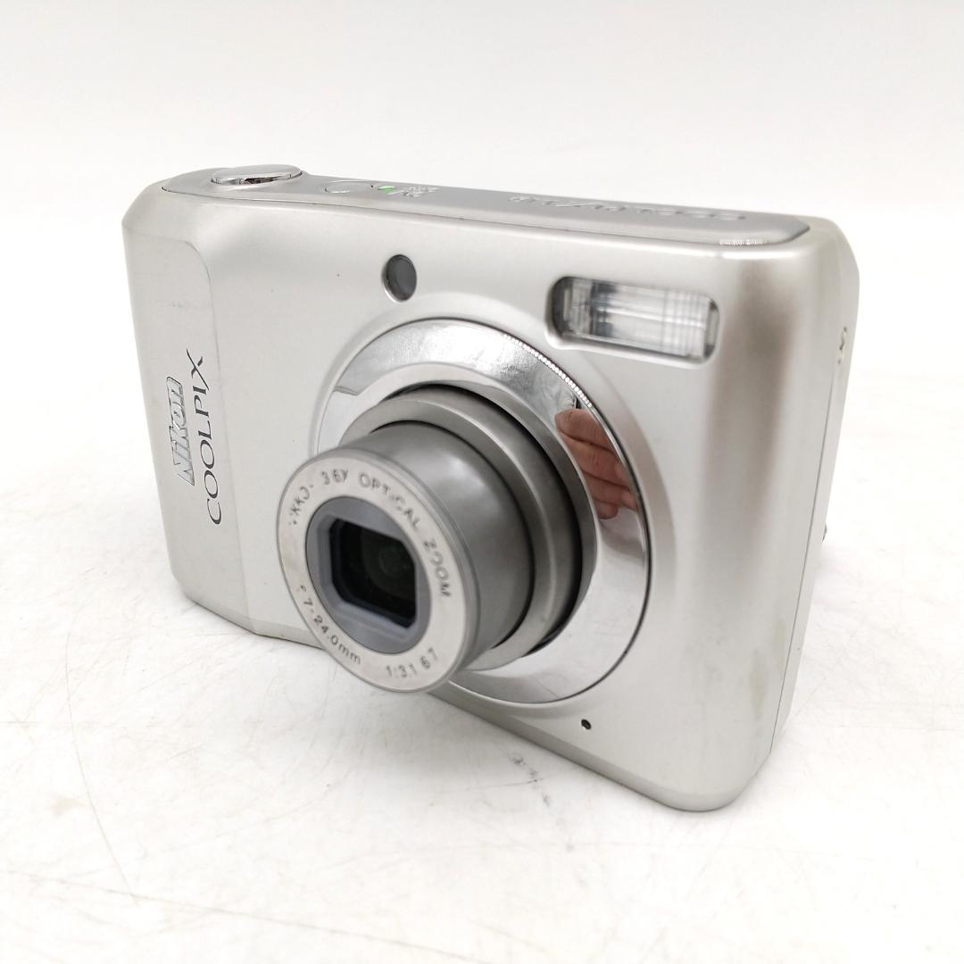 3019番 ニコン COOLPIX L19 デジタルカメラ シルバー 乾電池駆動