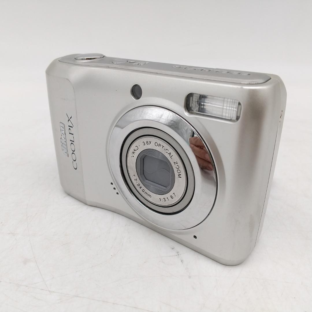 3019番 ニコン COOLPIX L19 デジタルカメラ シルバー 乾電池駆動