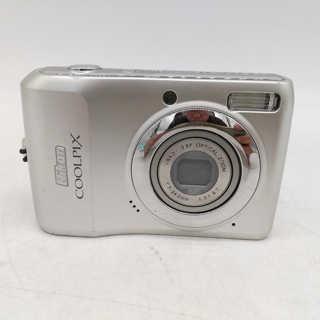 3019番 ニコン COOLPIX L19 デジタルカメラ シルバー 乾電池駆動