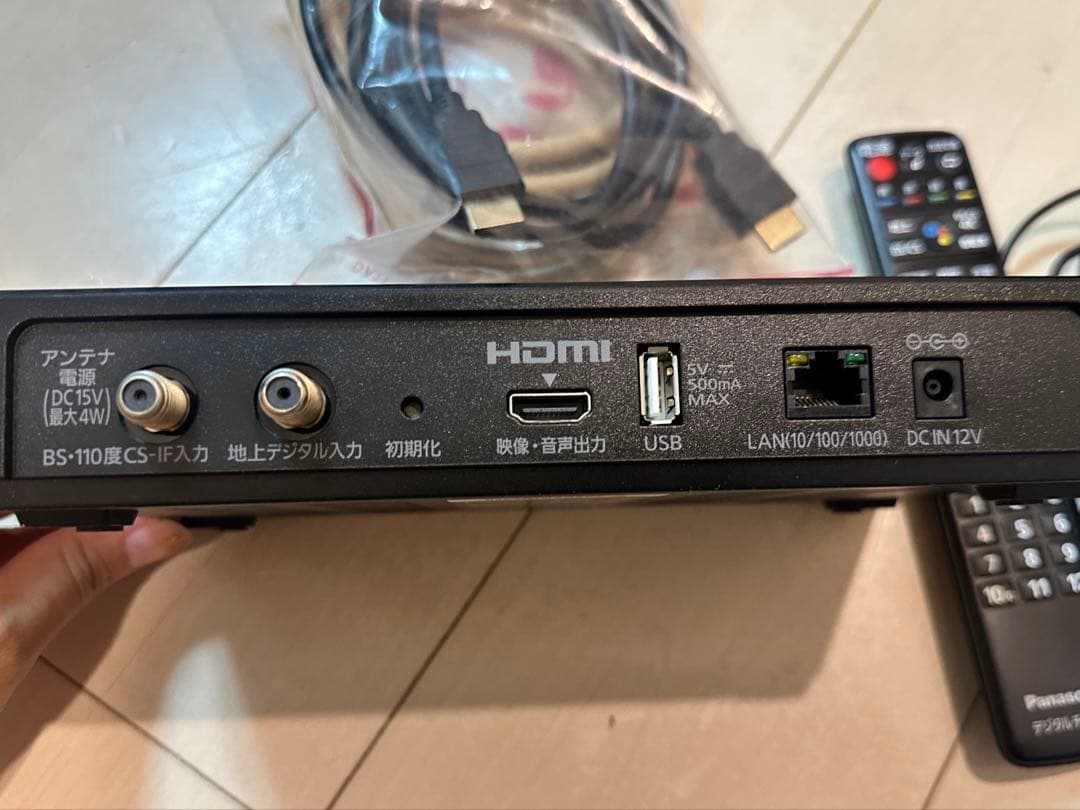 Panasonic 4Kチューナー　TU-BUHD100