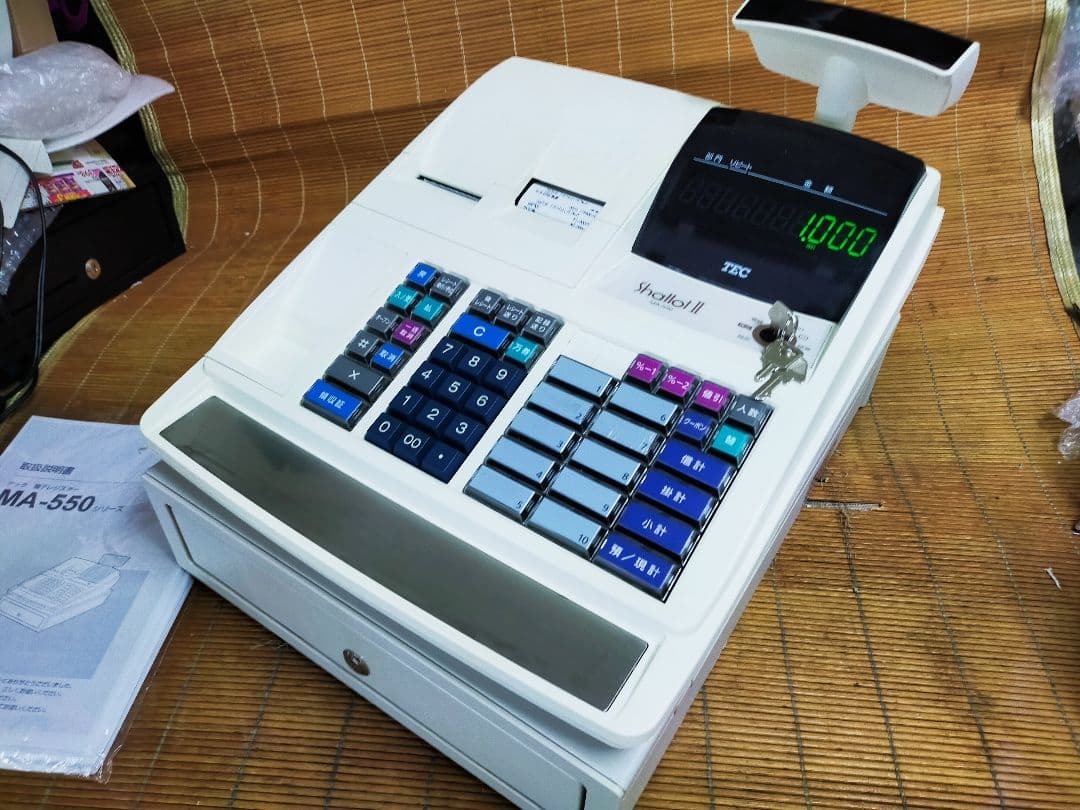 テックレジスター　MA-550　ツインプリンター　人気機種　207308