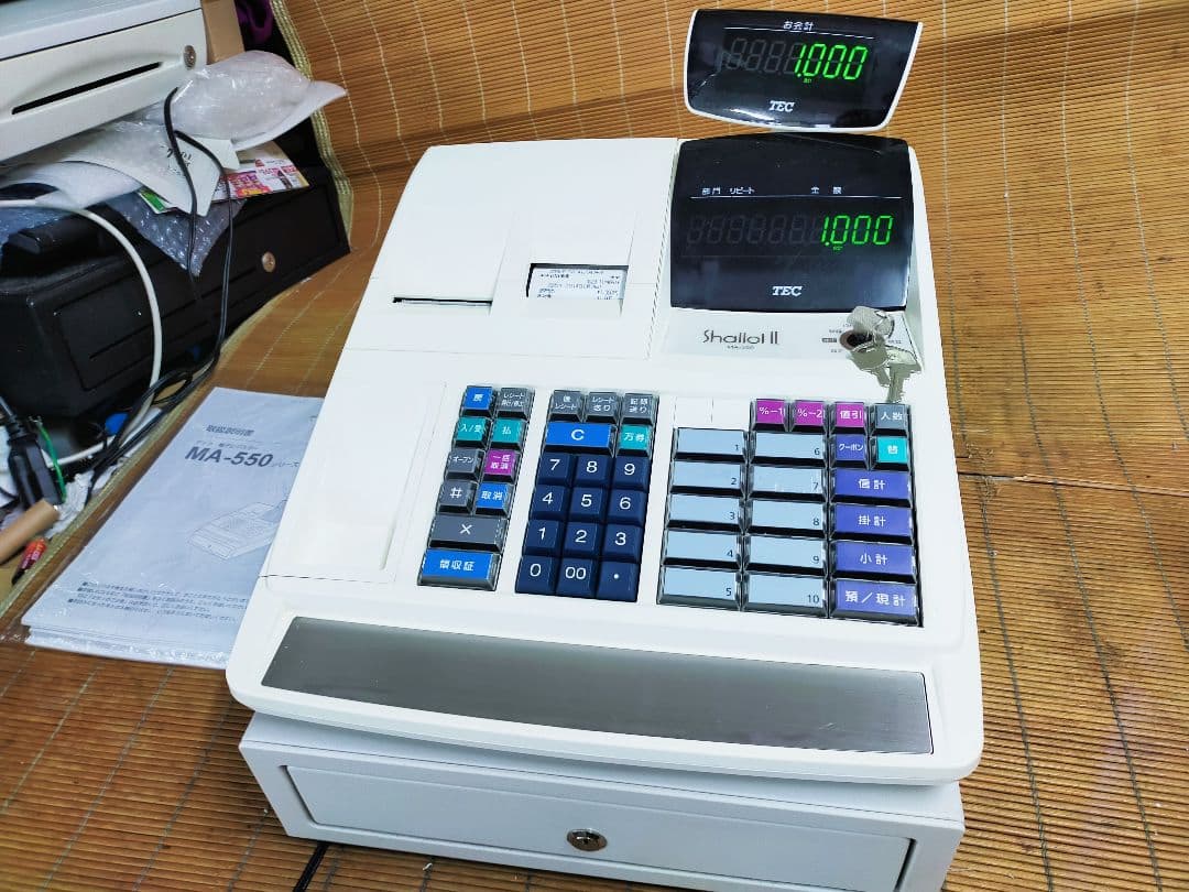 テックレジスター　MA-550　ツインプリンター　人気機種　207308