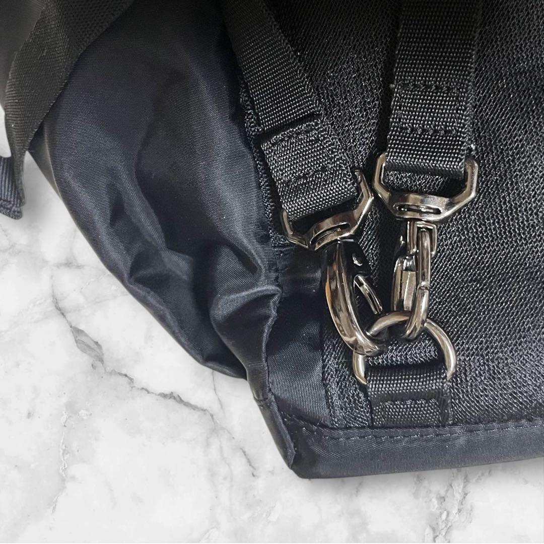 【極美品】agnès b. マザーズバッグ ブラック 2way