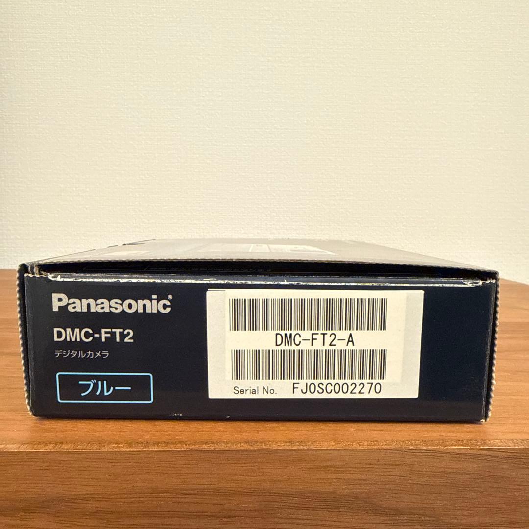 【美品】Panasonic DMC-FT2 ブルー　防水防塵カメラ