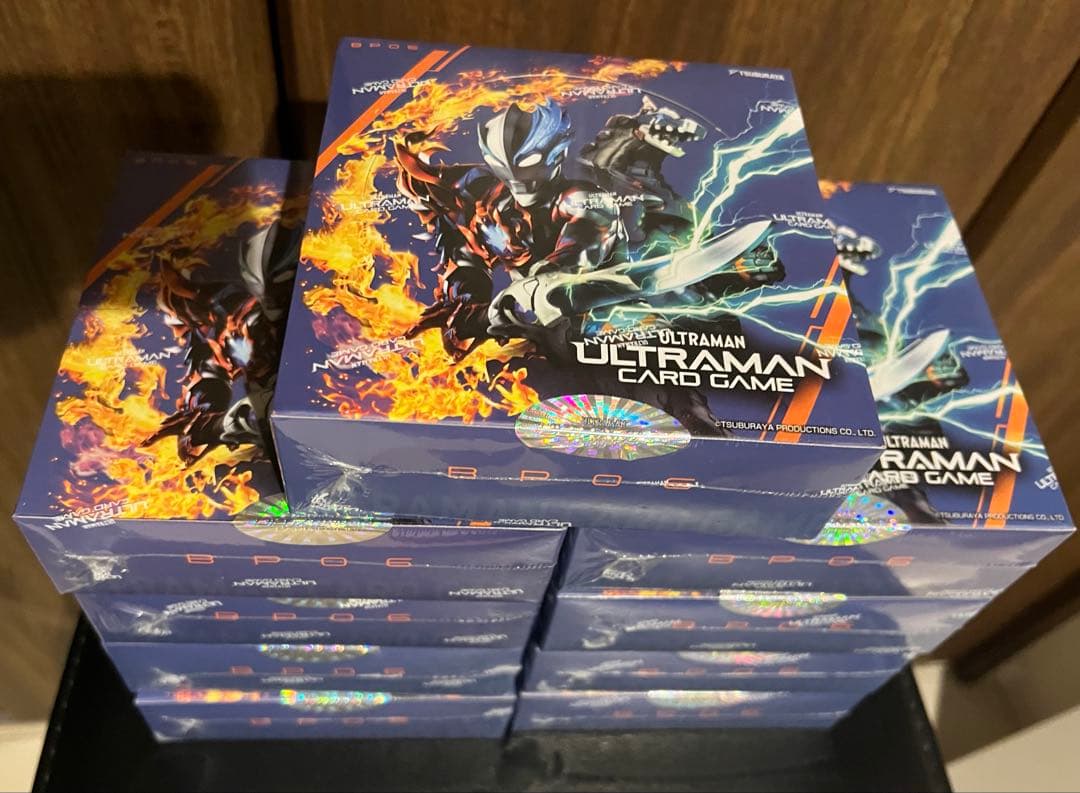 新品未開封 ウルトラマンカードゲーム 轟刃と機甲の盟友 BP06 9ボックス