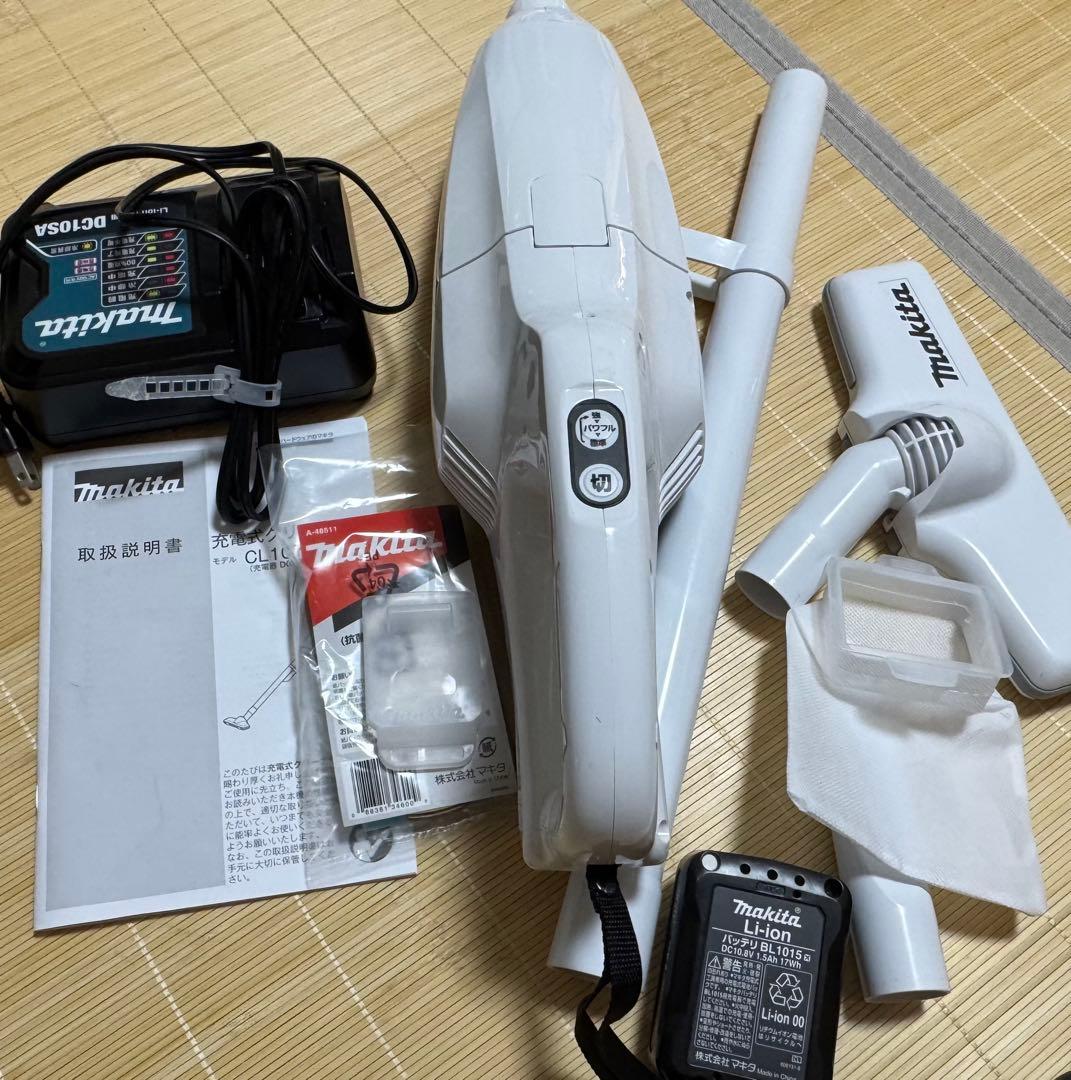 マキタ 掃除機　充電式クリーナ CL107FDSHW