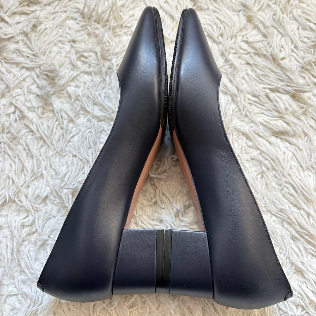 極美品　PELLICO ペリーコ　NEBI パンプス　ネイビー　22.5cm 箱