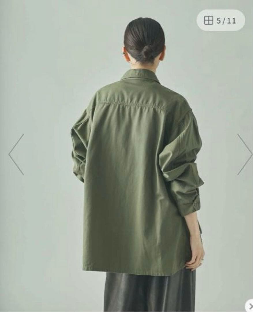 美品　Curensology 〈＆RC〉ファティーグジャケット　カーキ