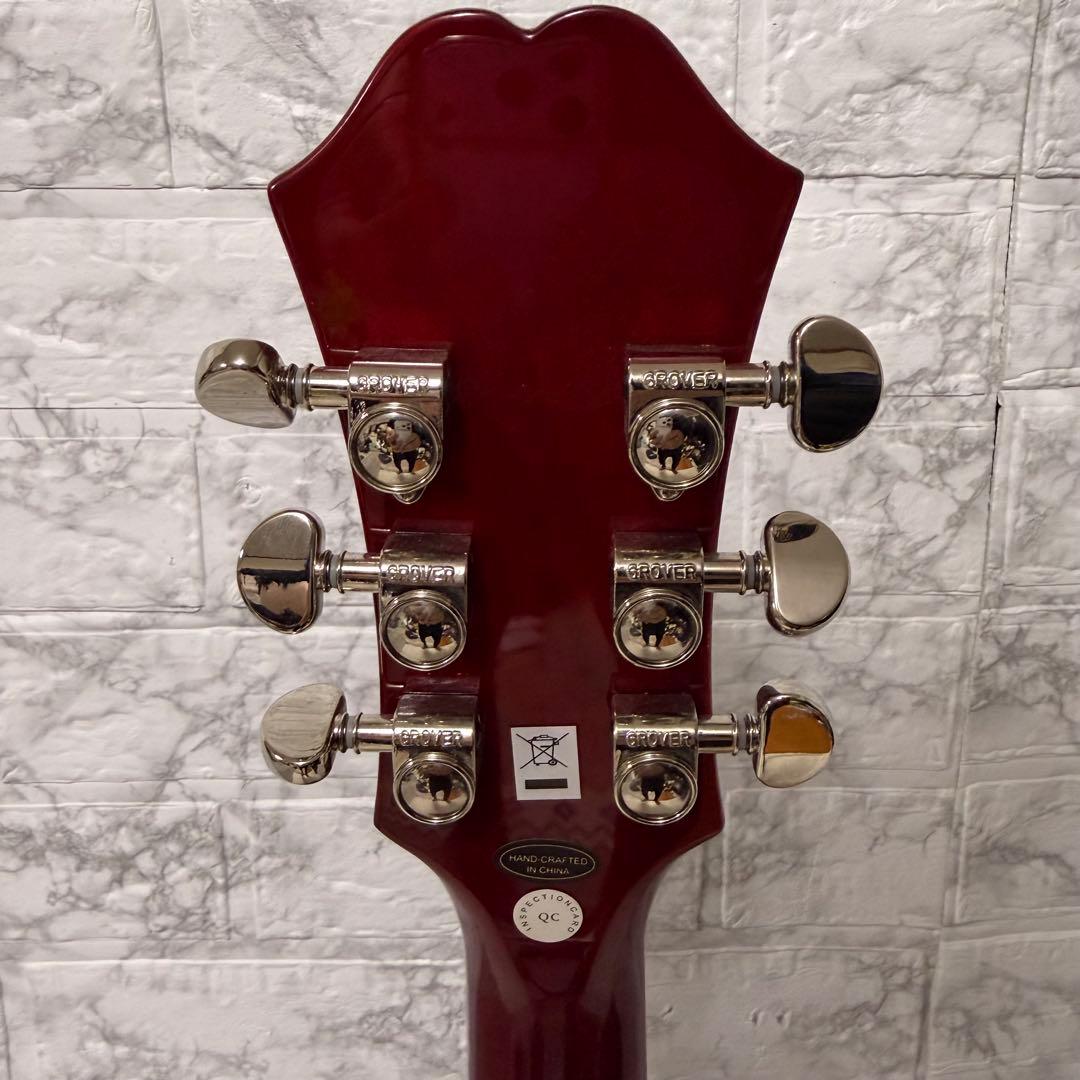美品　Epiphone エピフォン Dot CH セミアコ エレキギター ケース