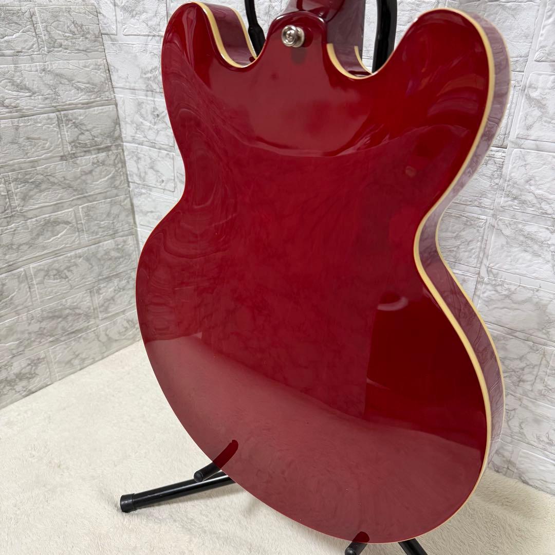 美品　Epiphone エピフォン Dot CH セミアコ エレキギター ケース