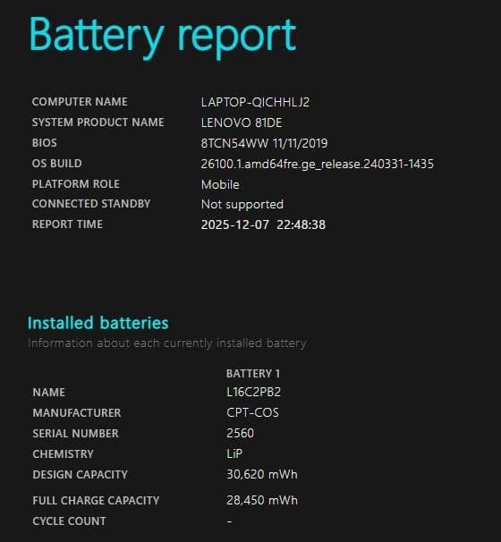 Lenovoノートパソコン 8世代Celeron/8GB/新品SSD/Win11