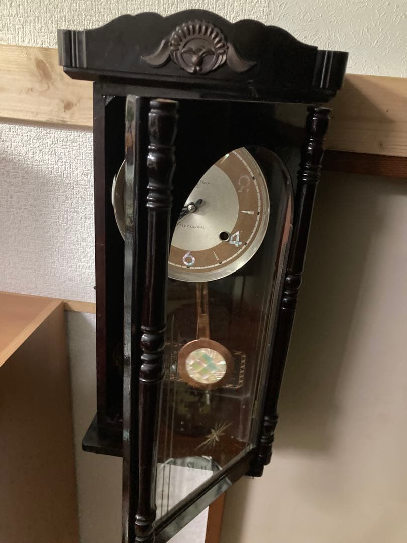 希少チンチャン柱時計 栄計舎 稼働中