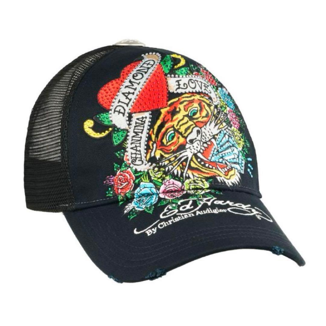 新品　即日発送　ちゃんみな　Ed Hardy エドハーディー　刺繍　キャップ