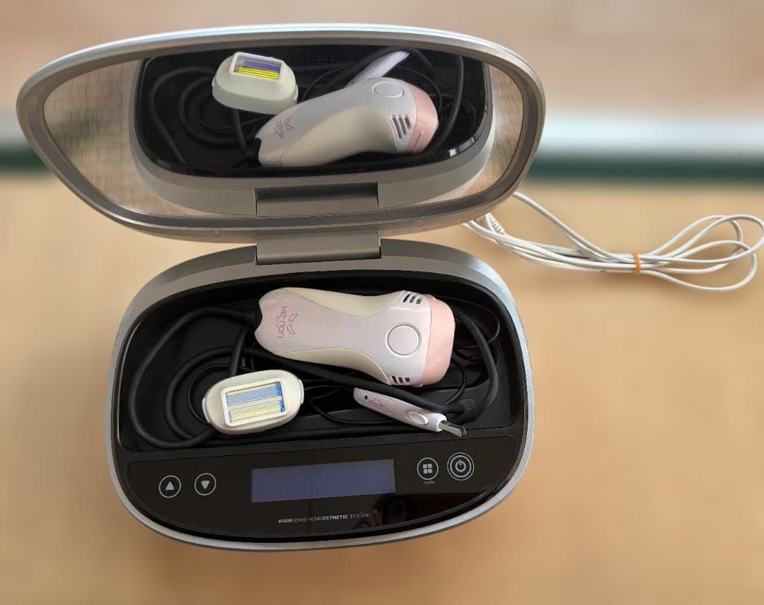 ケノン 光美容脱毛器 v6.3 ピンク　まつ毛脱毛器付き カートリッジ合計2個