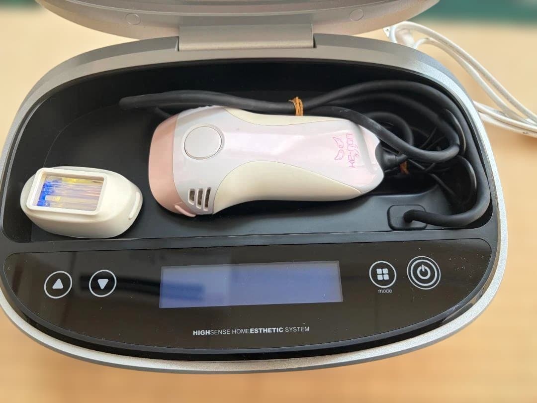 ケノン 光美容脱毛器 v6.3 ピンク　まつ毛脱毛器付き カートリッジ合計2個