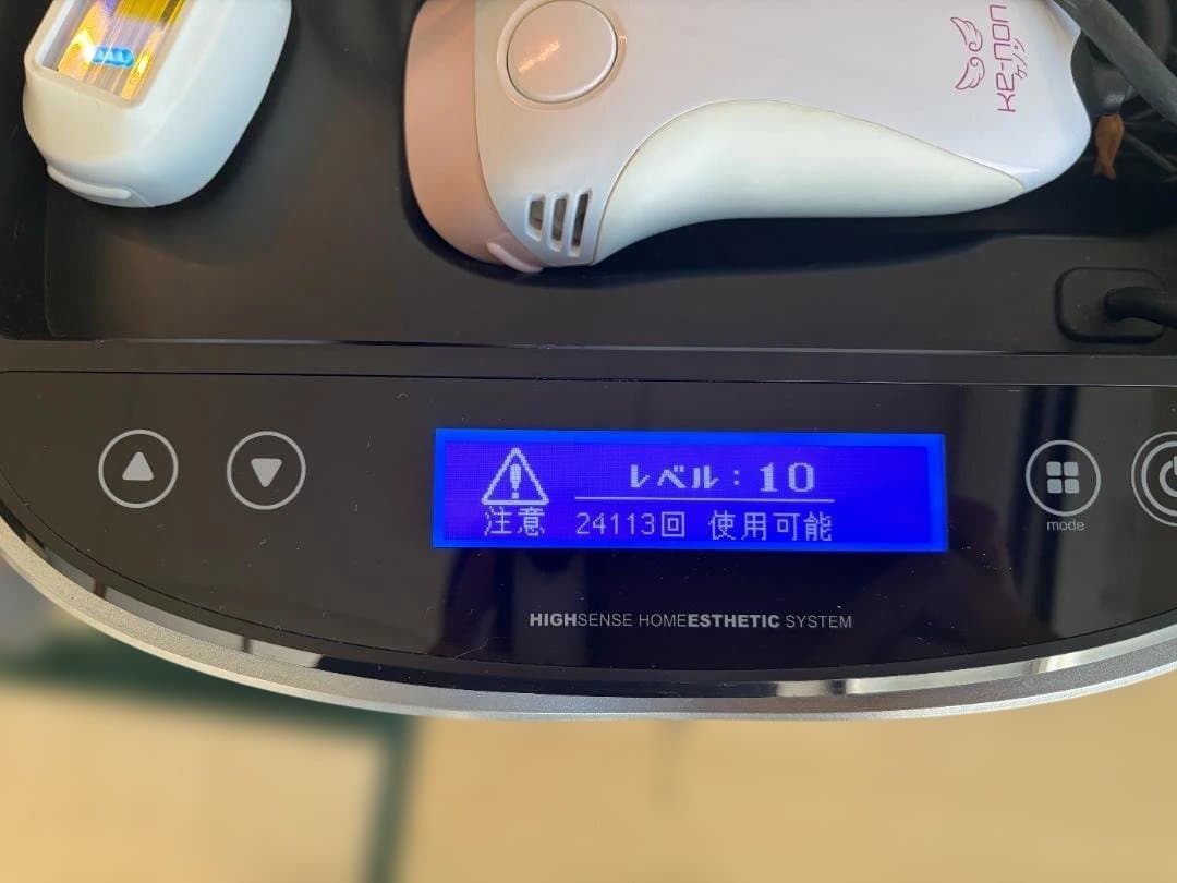 ケノン 光美容脱毛器 v6.3 ピンク　まつ毛脱毛器付き カートリッジ合計2個