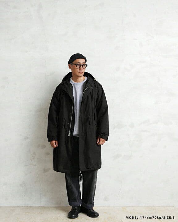 【新品未開封】Houston ヒューストン モッズコート 青島モデル ブラック