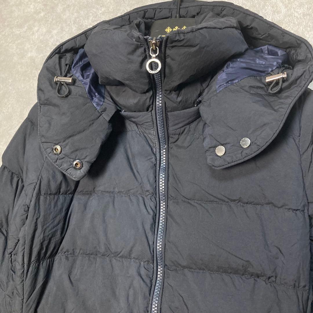 【美品】タトラス　TATRAS　ポリテアマ　現行タグ　ダウン　ネイビー　2
