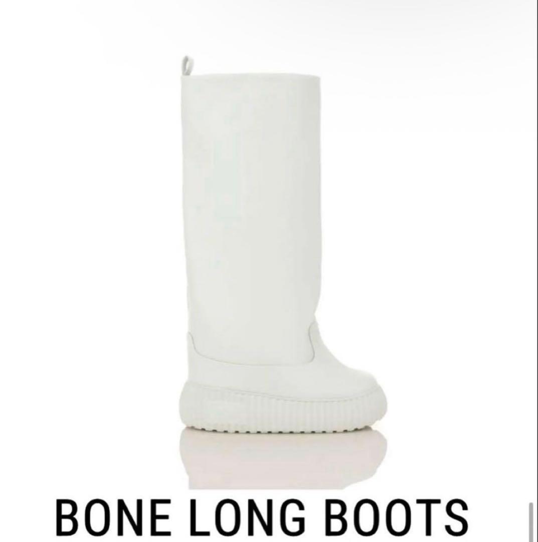 YELLO BONE LONG BOOTS ホワイト ロングブーツ 限定モデル