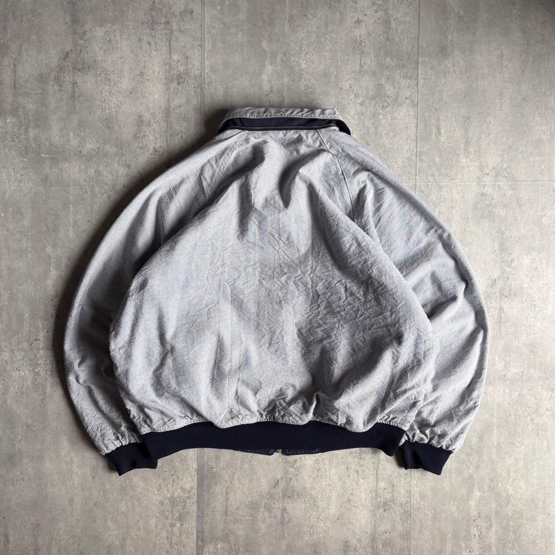 【80s vintage】リバーシブル　スイングトップ　ジップブルゾン　短丈