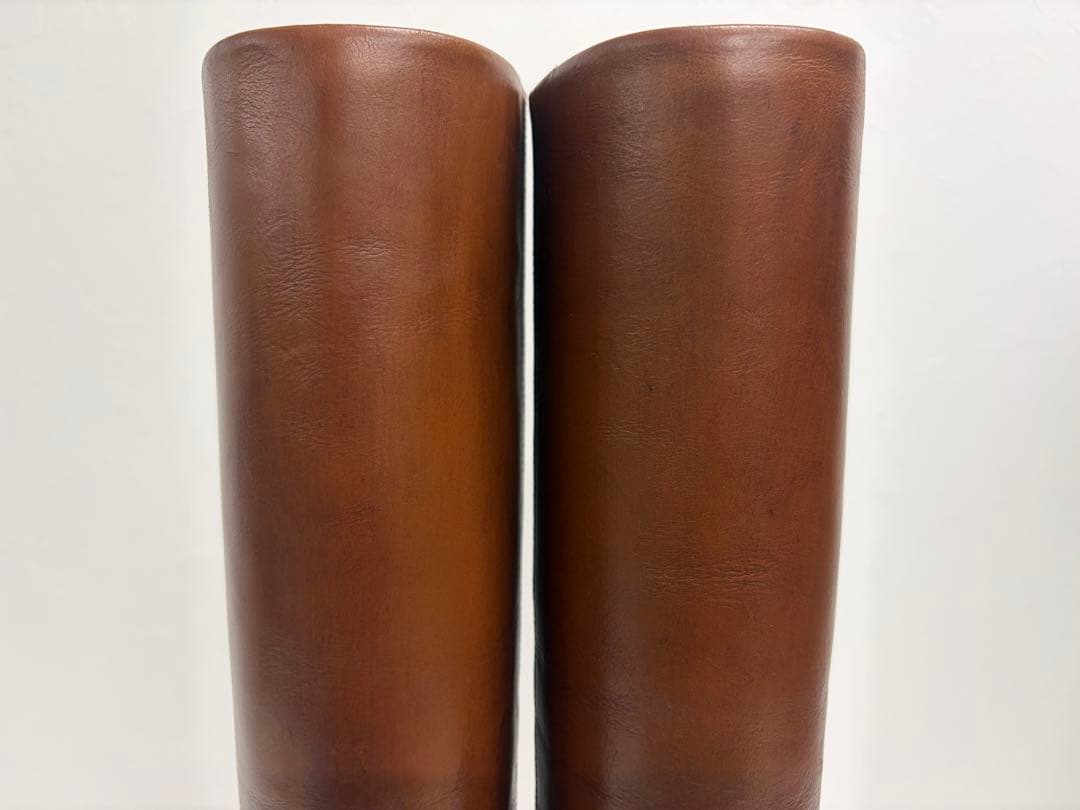 y*♡様 【未使用】 PIPPICHIC ブラウン ロングブーツ 36 23cm