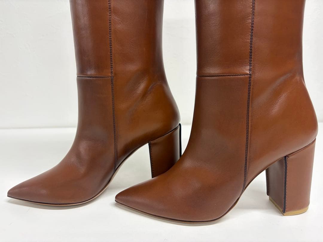 y*♡様 【未使用】 PIPPICHIC ブラウン ロングブーツ 36 23cm