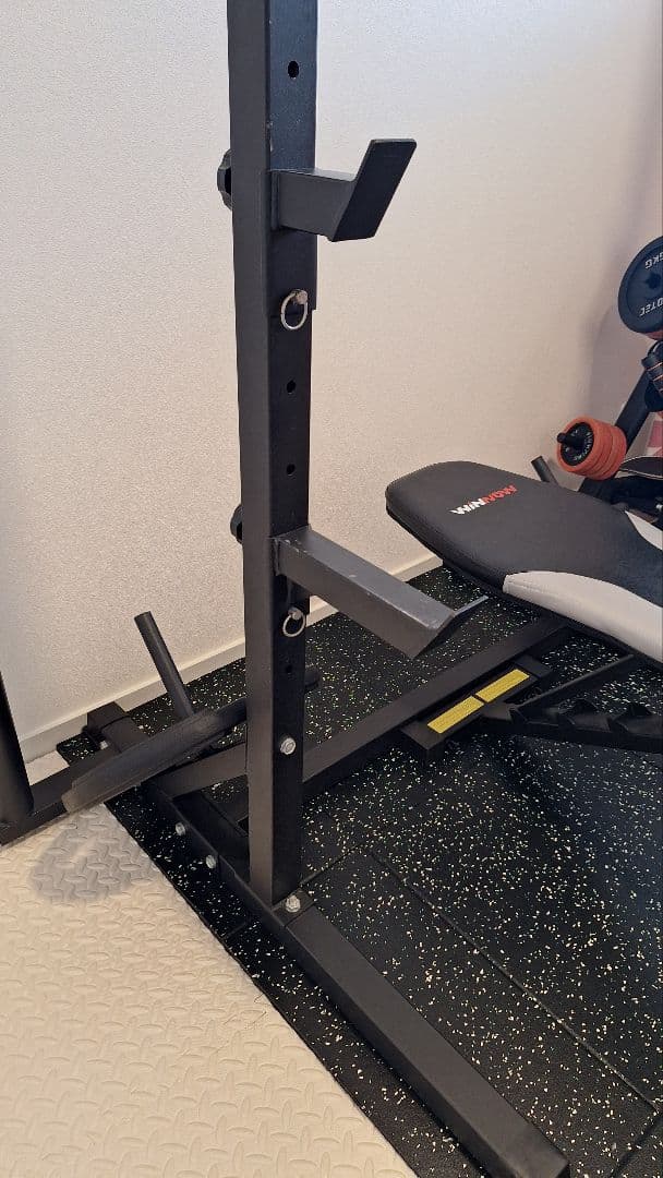 ハーフパワーラック 筋トレ ベンチプレス ぶら下がり健康器 スクワット 懸垂