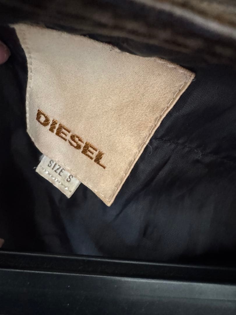 DIESEL ブラウン レザージャケット サイズS