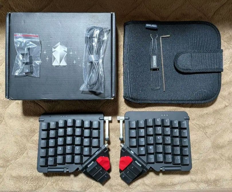 ZSA Moonlander MK1 Black 茶軸