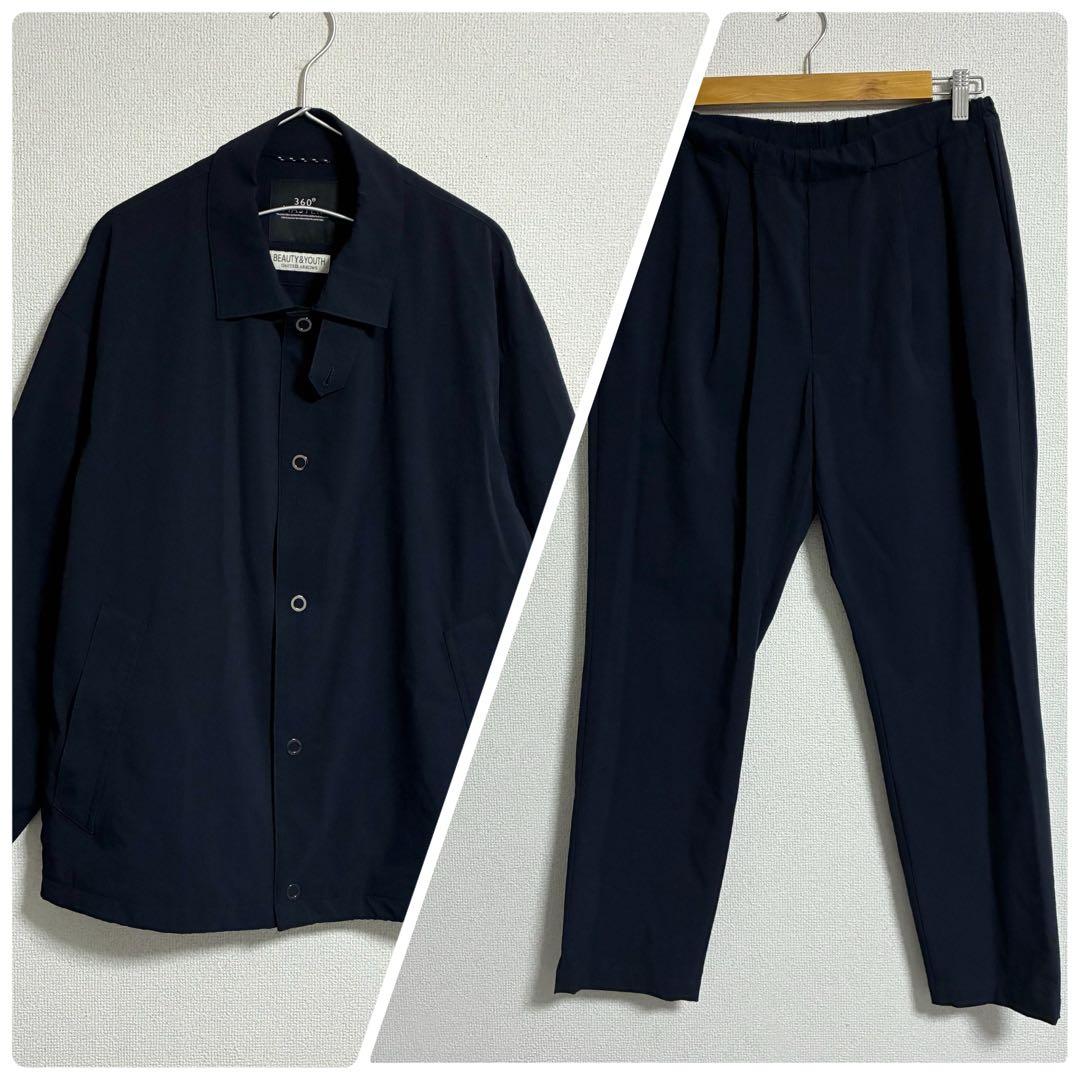 美品　ユナイテッドアローズ　360 MASTER バルカラー セットアップ　L