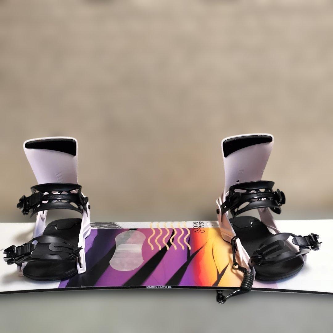 【豪華4点セット】サロモン LOTUS 135cm スノーボード ケース付