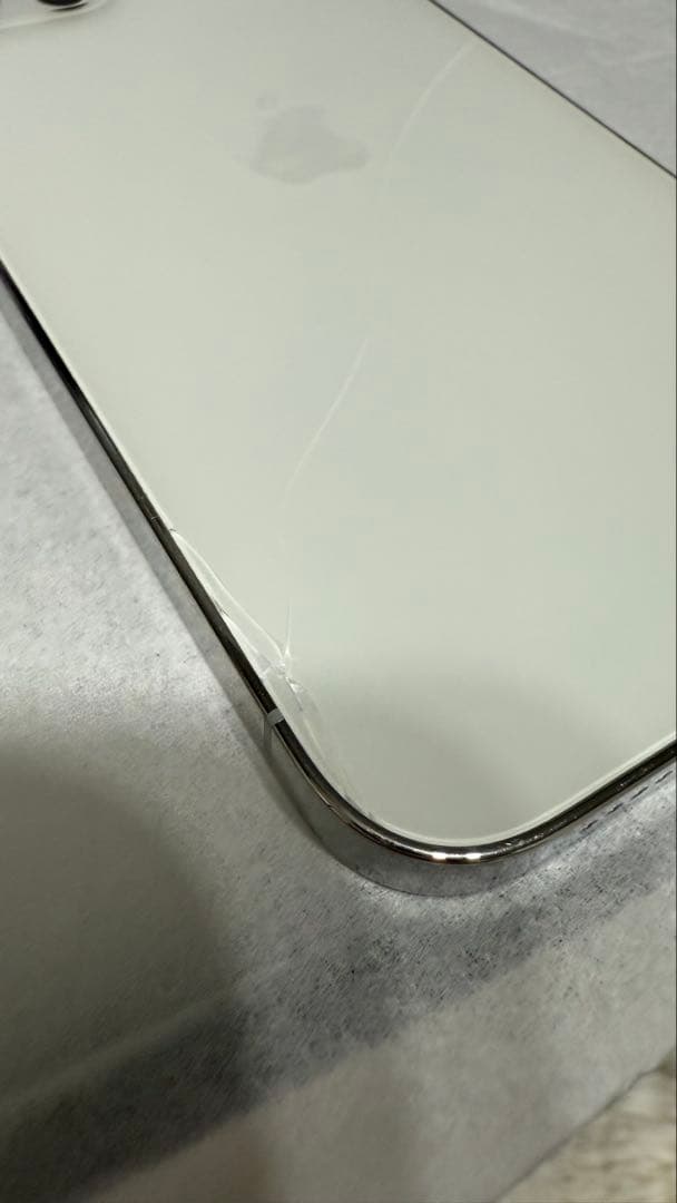 Apple iPhone 12Pro シルバー　背面ヒビあり　256gb