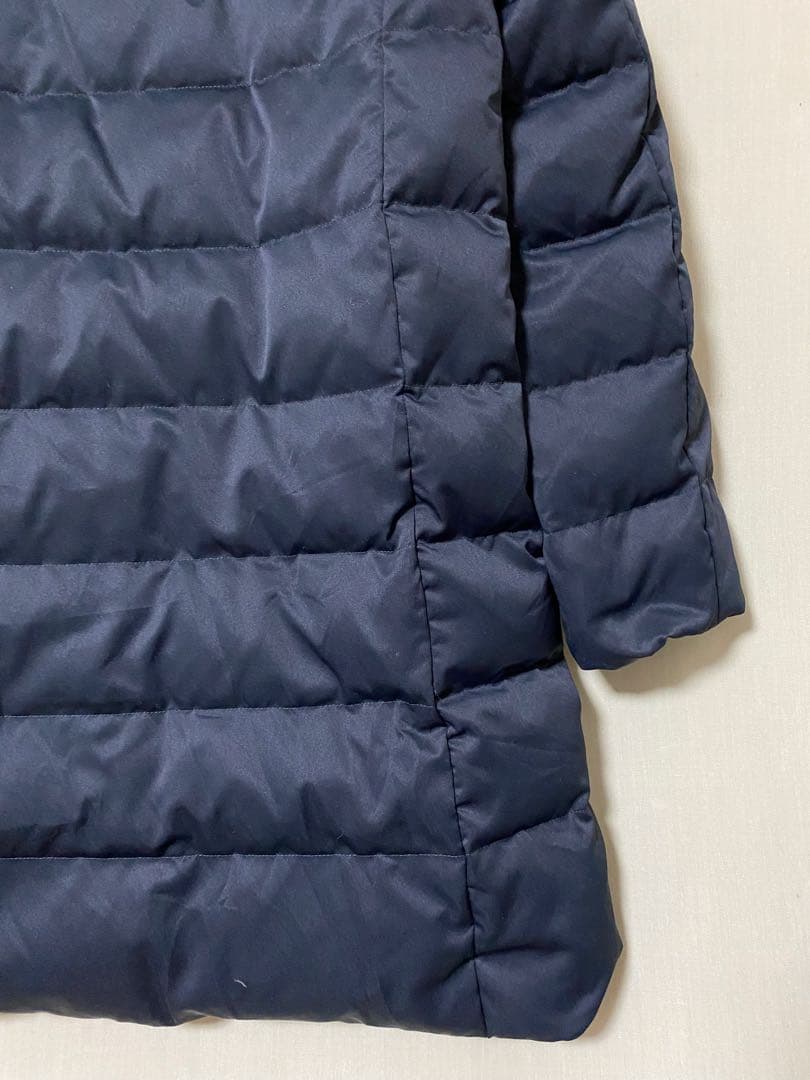 le.coeur blanc ファーフードロングダウン　ブラック　40